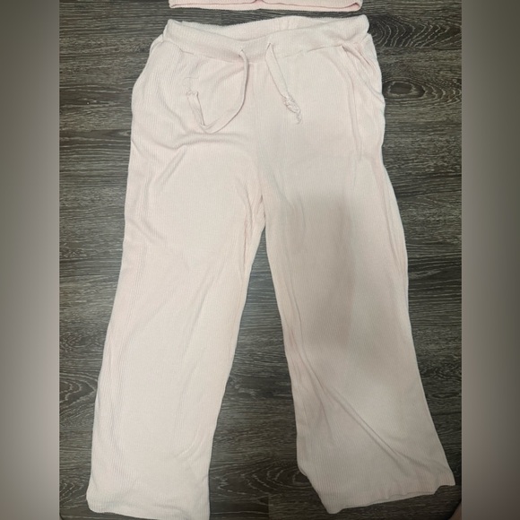 Ocean Drive Pink Wide Leg Pants & Crop Top Set - Picture 3 of 5